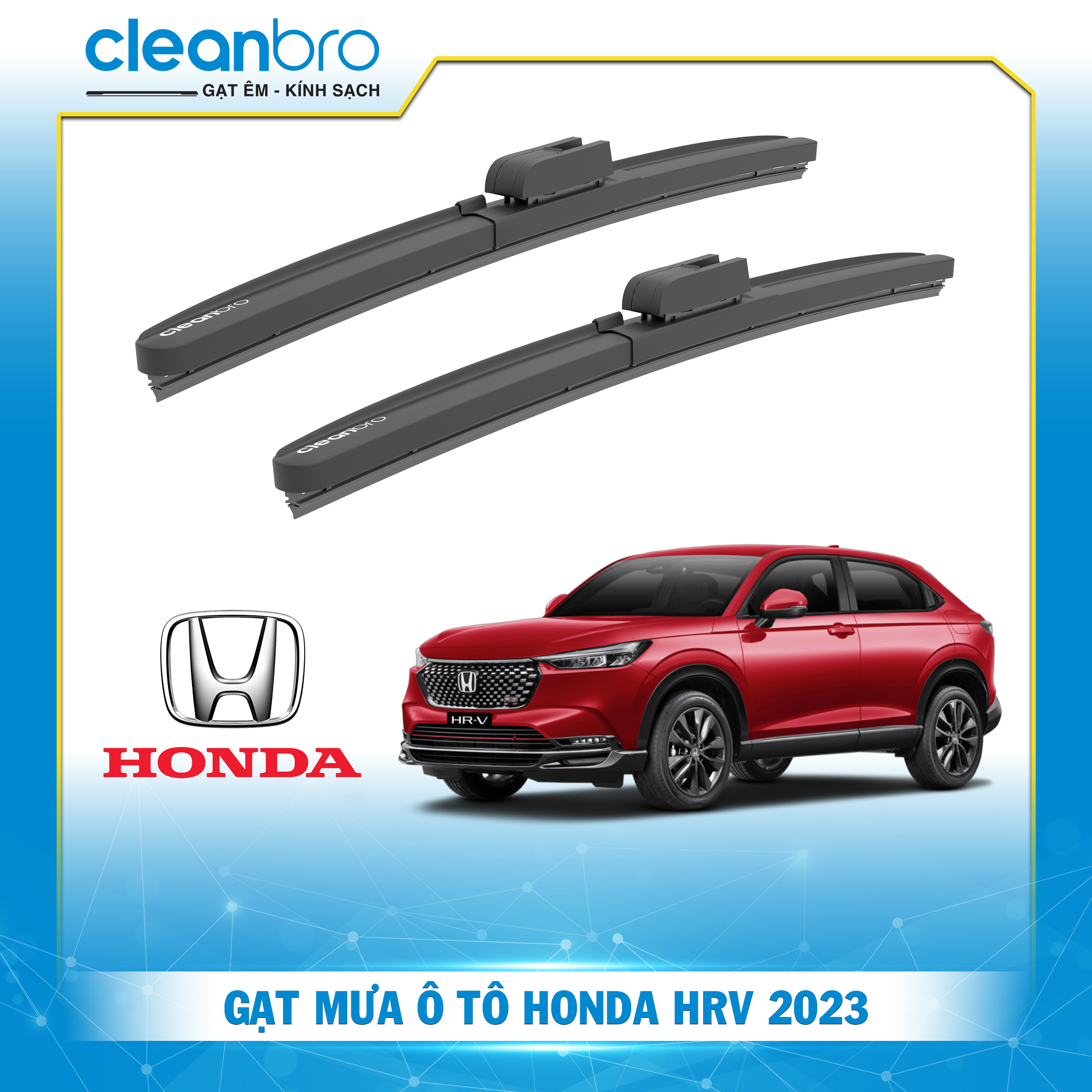Gạt mưa ô tô hiệu ứng lá sen Honda HRV [2023+]